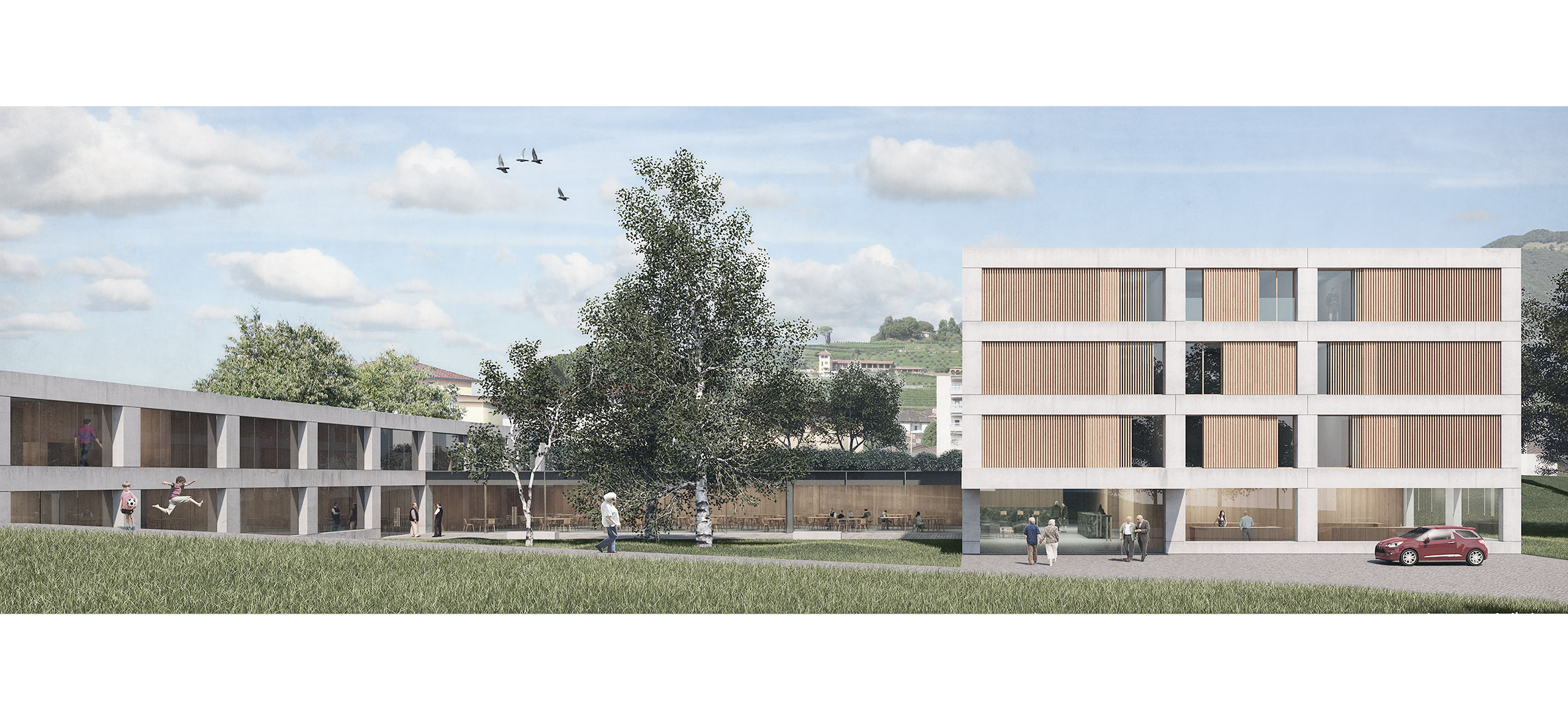 BSP - Intergenerational Neighbourhood - Coldrerio - External view